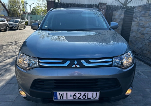 Mitsubishi Outlander cena 43900 przebieg: 199000, rok produkcji 2014 z Warszawa małe 106